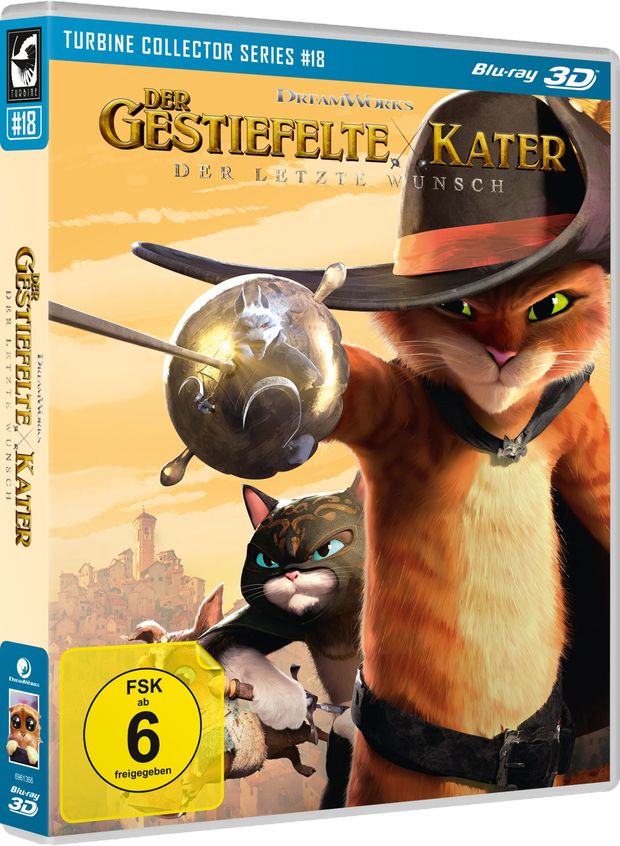 El gato con botas: el último deseo. En agosto en Blu-ray 3D