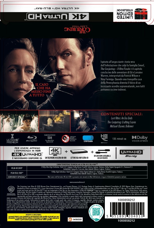 Expediente Warren. El último rito 4K