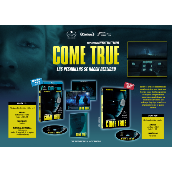 Come true. En noviembre en Blu-ray