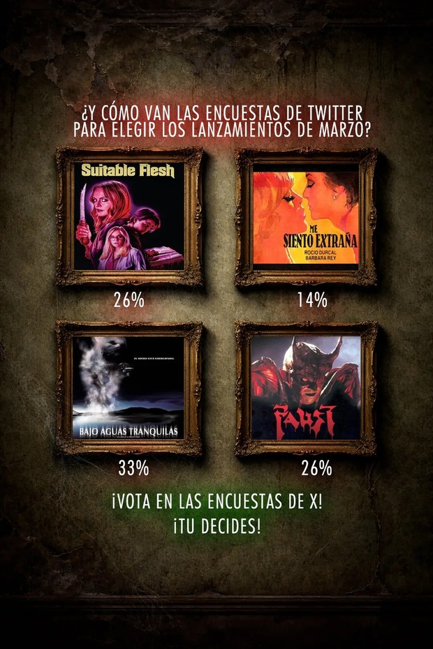 Encuesta 3 para lanzamientos de marzo