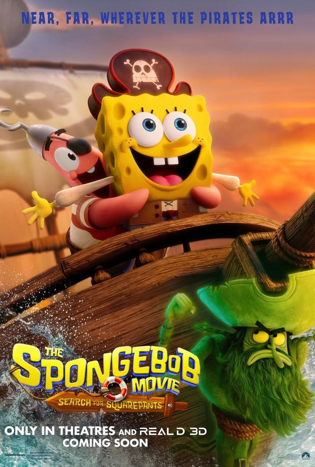 Bob Esponja: Una aventura pirata. Próximamente en Blu-ray