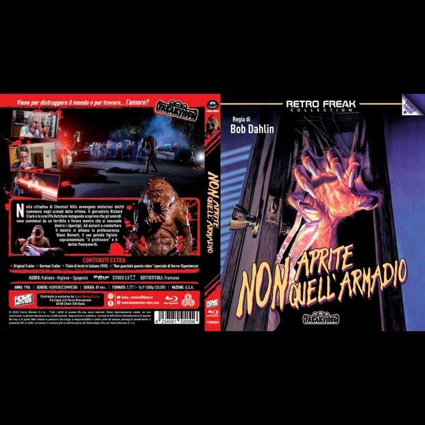 El monstruo del armario. Confirmo castellano en Blu-ray italiano