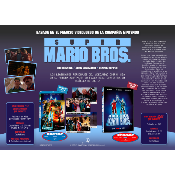Super Mario Bros. En marzo en Blu-ray