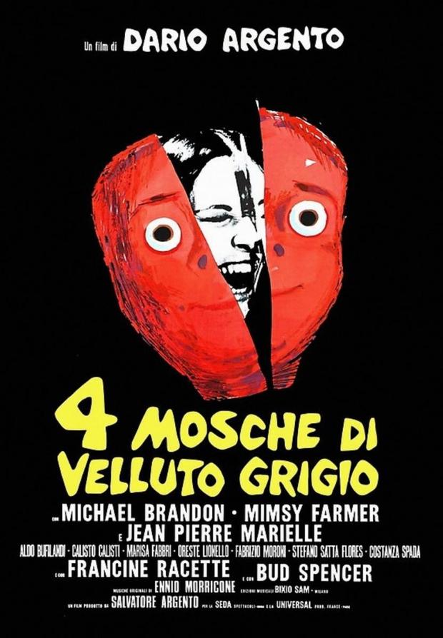 Cuatro moscas sobre terciopelo gris. En abril en Blu-Ray