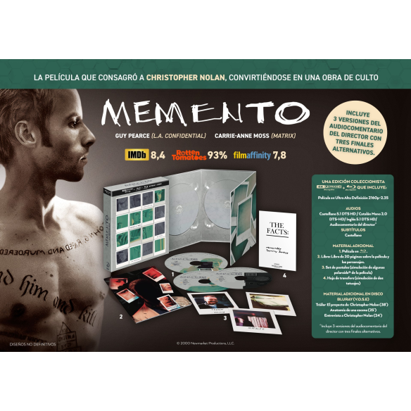 Memento en 4K en junio