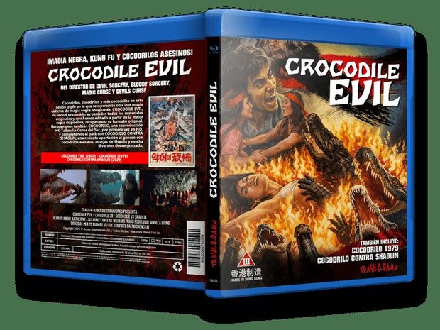 CROCODILE EVIL + COCODRILO CONTRA SHAOLIN + COCODRILO 79. Ya en Blu-ray