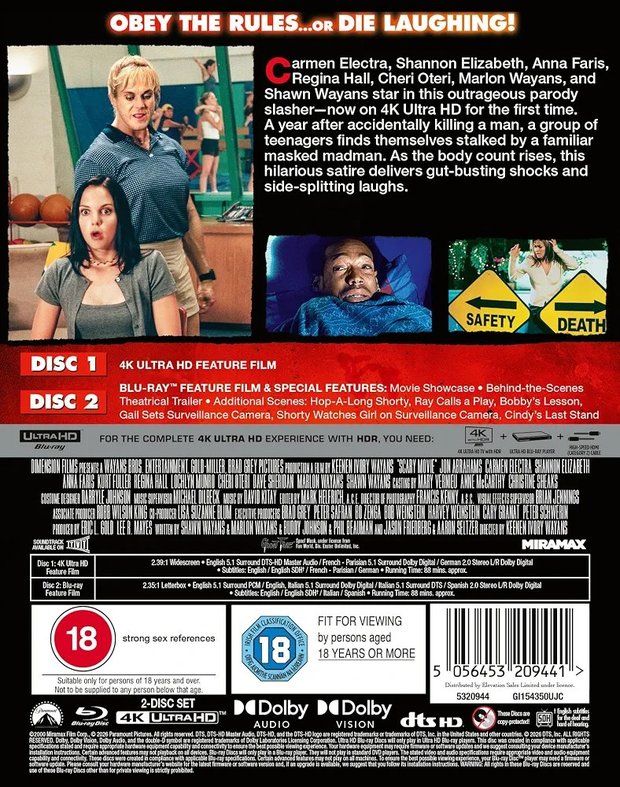 Scary Movie (2000). Próximamente en peor edición que la de emon