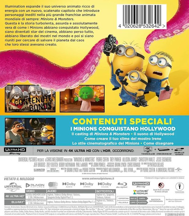 Minions & monsters en 4K
