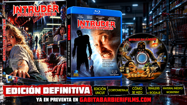 Intruso en la noche. Extras Blu-ray