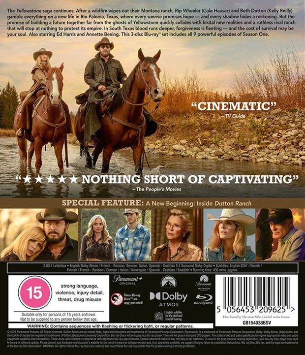 Dutton ranch. Temporada 1 en noviembre