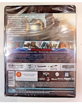 Masters del universo 4K. Carátula trasera Reino Unido