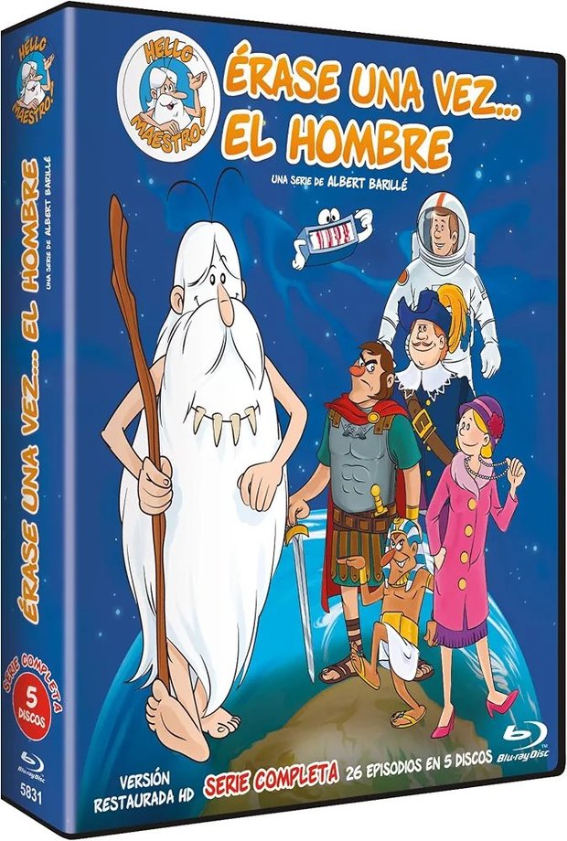 Érase una vez...el hombre. En diciembre en Blu-ray