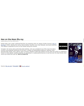 Man on the Moon anunciada en Blu-ray en EEUU ¿nos llegará?