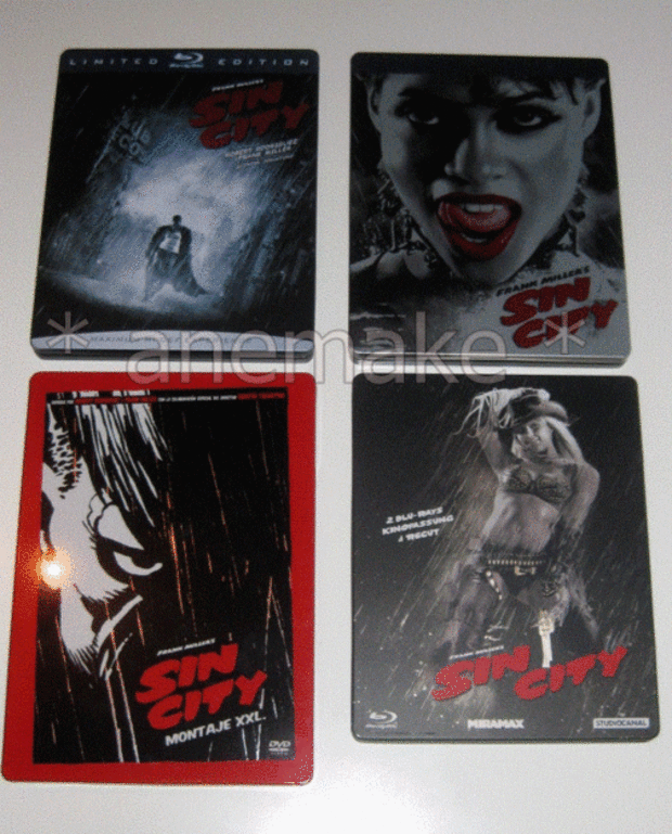 Sin City Steelbooks (Foto de familia)
