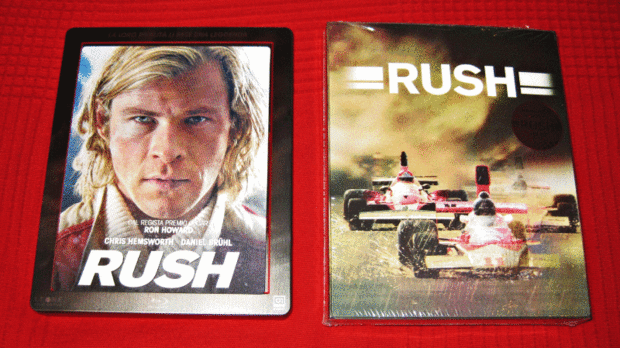 Rush - Comparativa diseño steelbooks - Ediciones italiana y corena - Diseño lenticulares