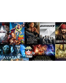 Las únicas 37 películas que an superado los mil millones en taquilla.  