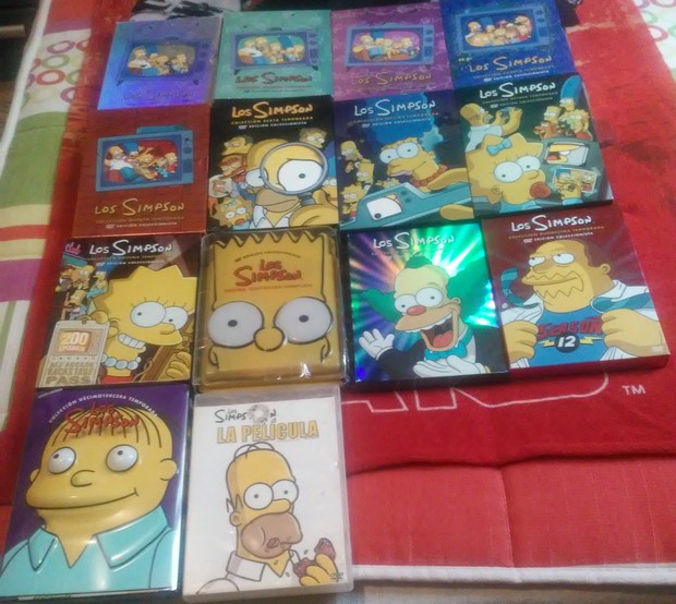 Mi colección de temporadas de Los Simpson+Película.