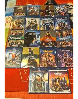 Mi colección del universo cinematográfico de MARVEL en blu ray