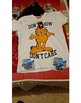 Camiseta Garfield + Hott Whells , compra del miércoles 