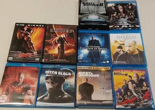 Mi colección de películas de Vin Diesel 