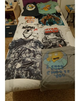 Mis camisetas de películas y series 1