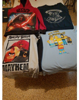 Mis sudaderas de películas y series 