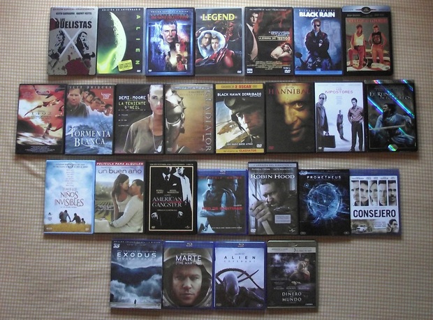 Mi colección de Ridley Scott