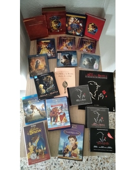 Mi colección de La Bella y la Bestia (Disney/Cocteau/Gans - Películas + Musical + BSO + Libros)