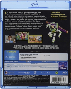 Toy Story 3 ¿sólo 1 disco? 