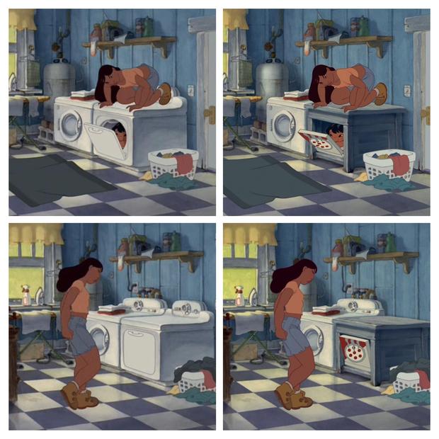 Escena modificada en "Lilo & Stitch"
