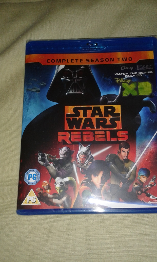 STAR WARS REBELS Temporada 2 rebajada (cuesta 10 Libras) amazon.co.uk