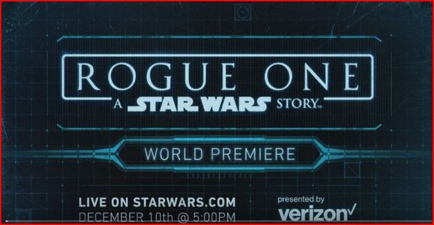 video de la alfombra roja de Rogue One en Los Angeles, anoche.