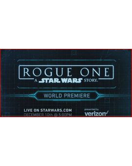 video de la alfombra roja de Rogue One en Los Angeles, anoche.