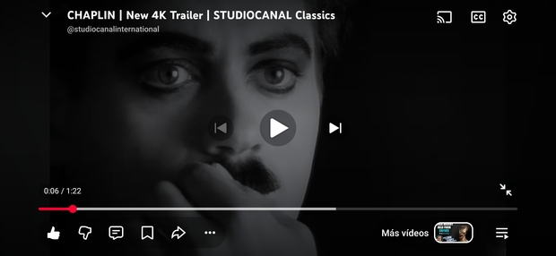 Nueva restauración en 4k de Chaplin 1992