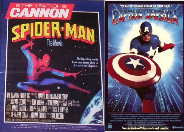 El SPIDERMAN que nunca fue y el CAPITAN AMÉRICA que sí llegó a ser.