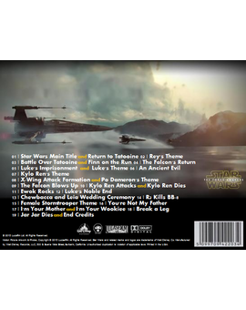 La contraportada del CD de "El despertar de la Fuerza"... ¿o no? (No lleva spoilers)