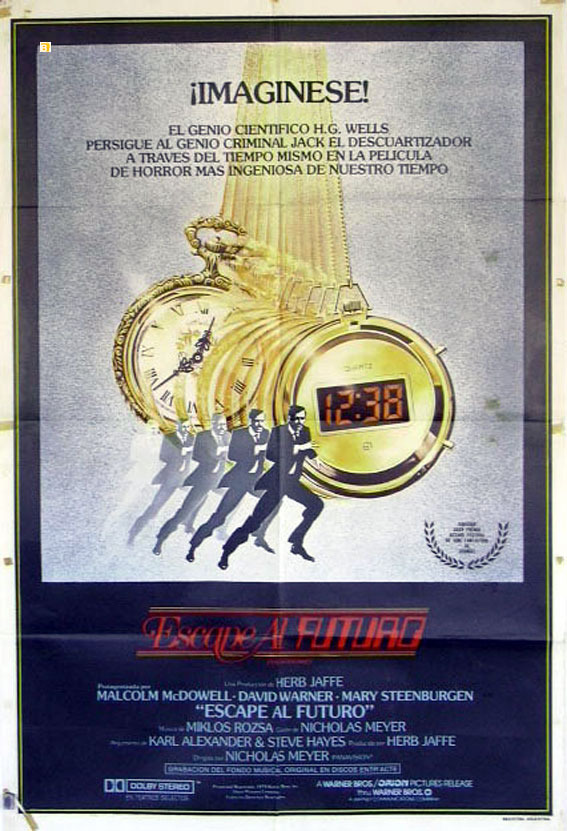 Cartel de ESCAPE AL FUTURO (Los pasajeros del tiempo)