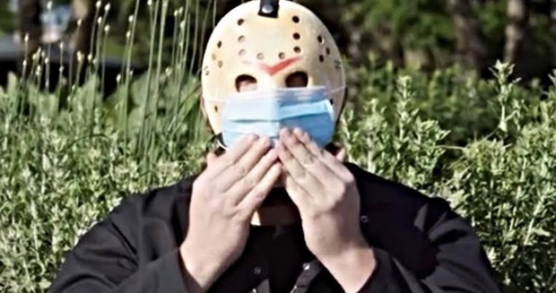 Jason Vorhees promueve el uso de mascarillas