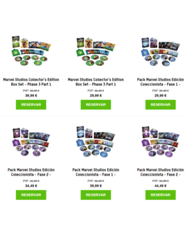 Box Sets del MCU en Zavvi, Fases 1, 2 y 3(½)