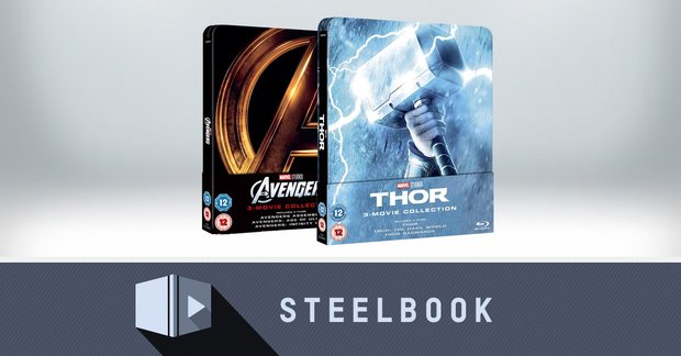 Nuevos steelbooks de Thor y Vengadores en Zavvi