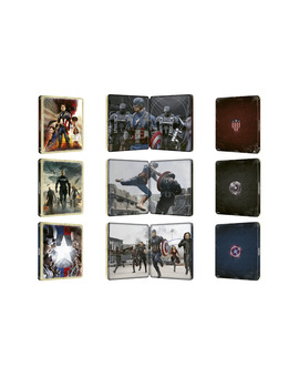 Steelbooks trilogía Capitán América 4k