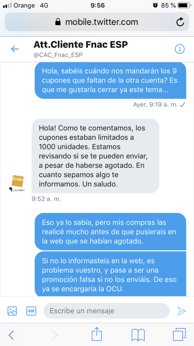 "PROMOCIÓN" CUPONES 10€