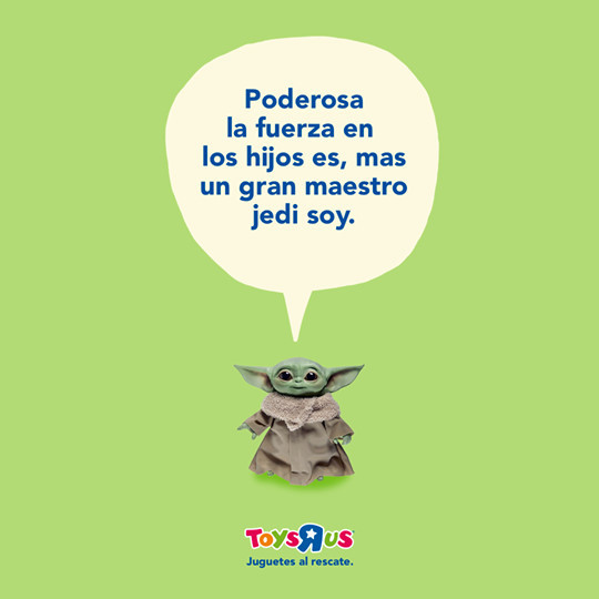 Toys "R" Us España no ha visto la serie The Mandalorian