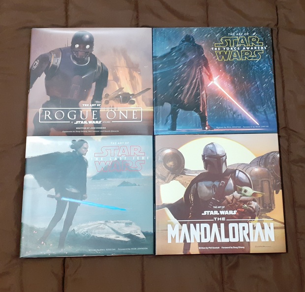 Completando poco a poco mi colección de libros de arte de Star Wars