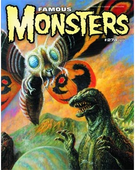 'Godzilla contra Mothra', portada del numero 274 de 'Famous Monsters'