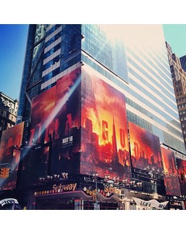 En Times Square...