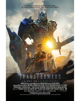 Poster internacional de 'Transformers: La era de la extinción'
