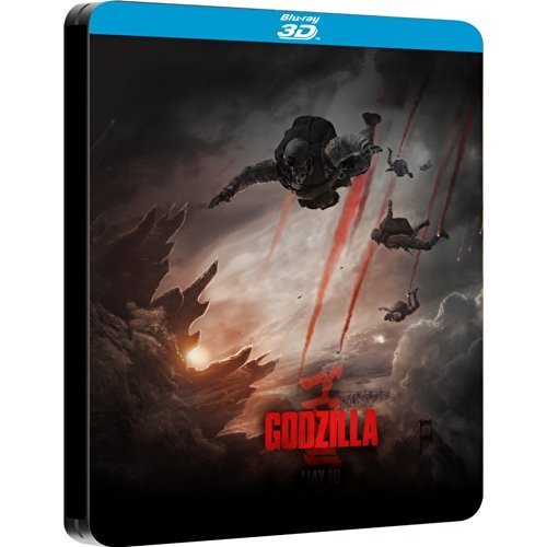 Artwork (no definitivo) del steelbook de 'Godzilla' (India), (3D)