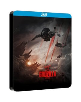 Artwork (no definitivo) del steelbook de 'Godzilla' (India), (3D)