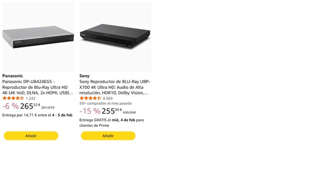 ¿Cuál me recomiendan de estos dos repros UHD?